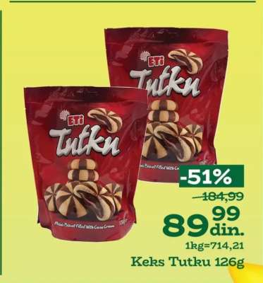 Keks Tutku 126g