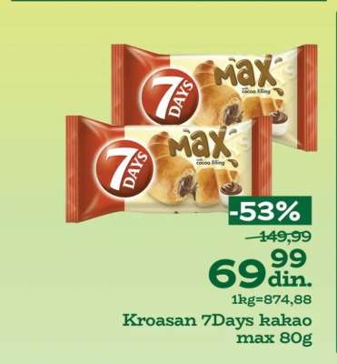 Kroasan 7Days kakao max 80g