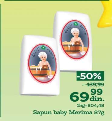 Sapun baby Merima 87g