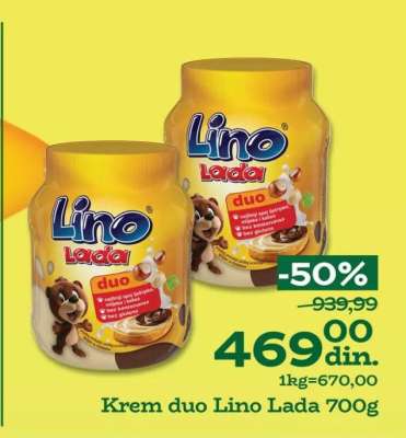 Krem Duo Lino lada, 700g