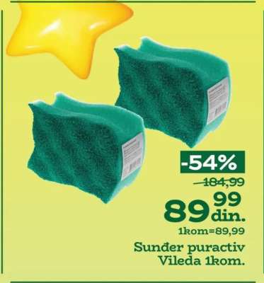 Sunder puractiv Vileda 1kom.