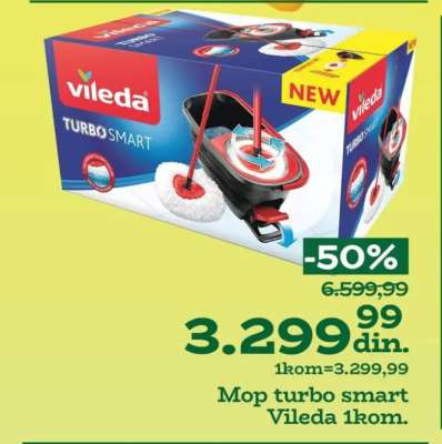 Mop turbo smart Vileda 1kom.