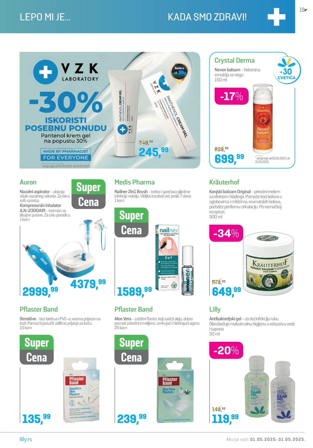 Lilly Drogerie katalog - 01.05.2025 - 31.05.2025. Stranica 1