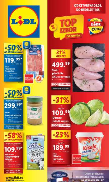 thumbnail - Katalog Lidl - Pogledajte naše ponude - Prehrana