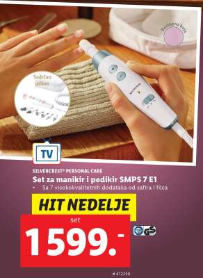 Set za manikir i pedikir SMPS 7 E1