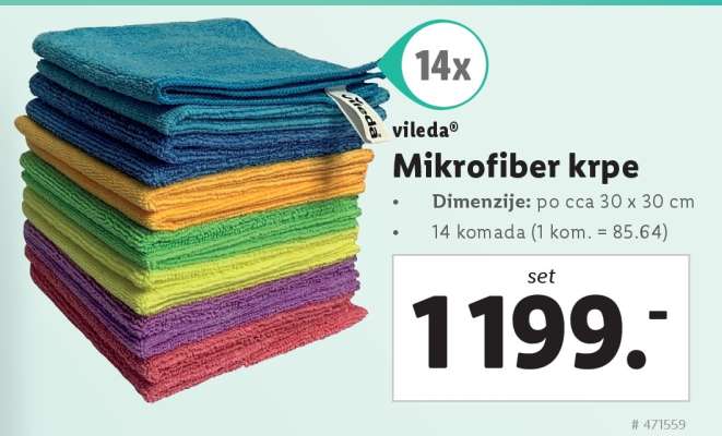 Vileda Mikrofiber krpe