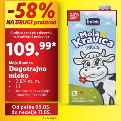 MOJA KRAVICA DUGOTRAJNO MLEKO