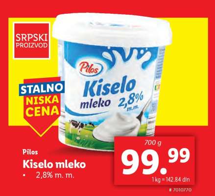 KISELO MLEKO