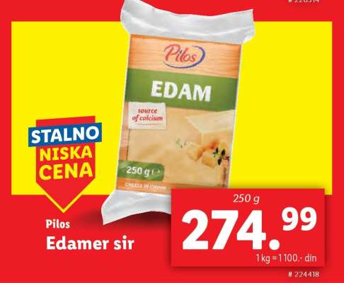 Pilos Edamer sir
