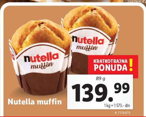 Nutella muffin
