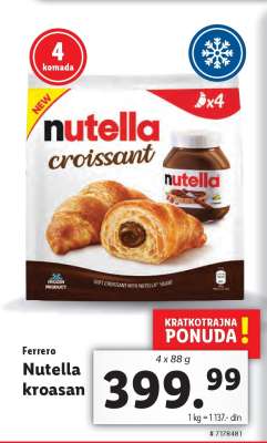 Ferrero Nutella kroasan