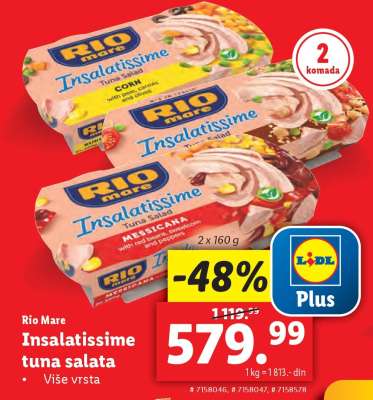 Rio Mare Insalatissime tuna salata