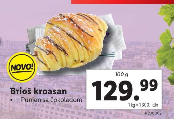 Brioš kroasan
