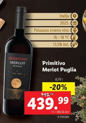 Primitivo Merlot Puglia