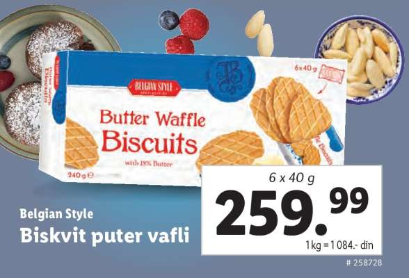 Butter Waffle Biscuits