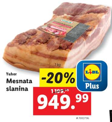 Yuhor mesnata slanina