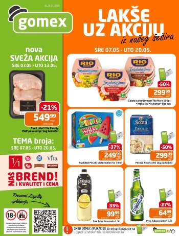 Gomex katalog - 07.05.2025 - 20.05.2025.