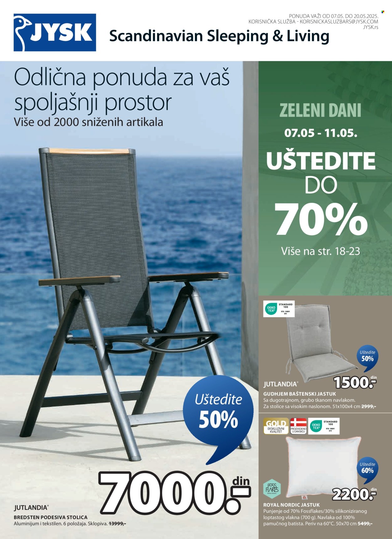 JYSK katalog - 07.05.2025 - 20.05.2025. Stranica 1