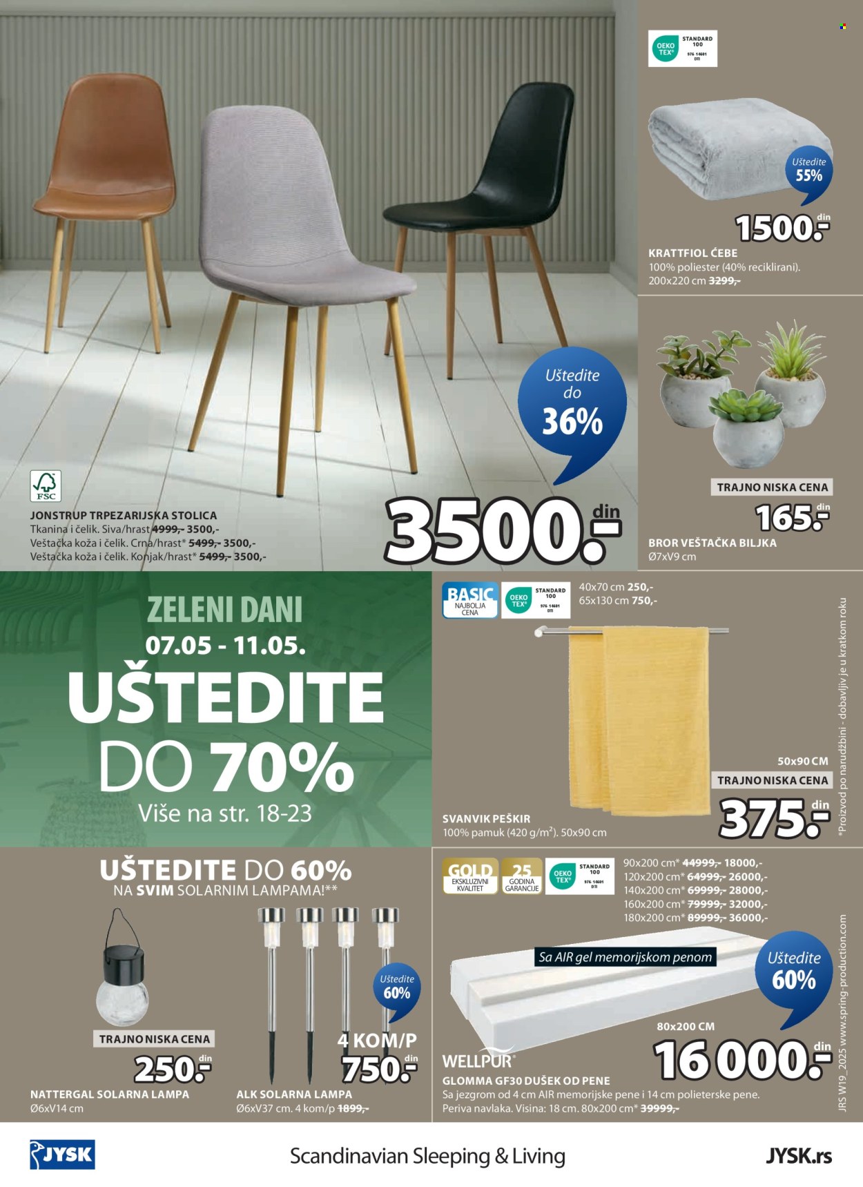JYSK katalog - 07.05.2025 - 20.05.2025. Stranica 1