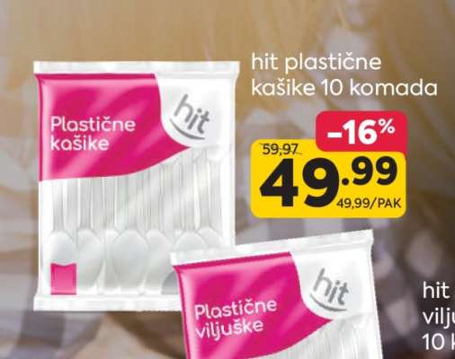 hit plastične kašike 10 komada