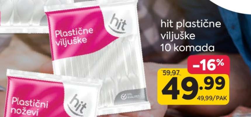 hit plastične viljuške