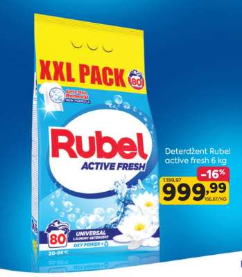 Deterdžent Rubel active fresh 6 kg