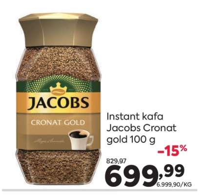 Instant kafa Jacobs Cronat Gold 100 g