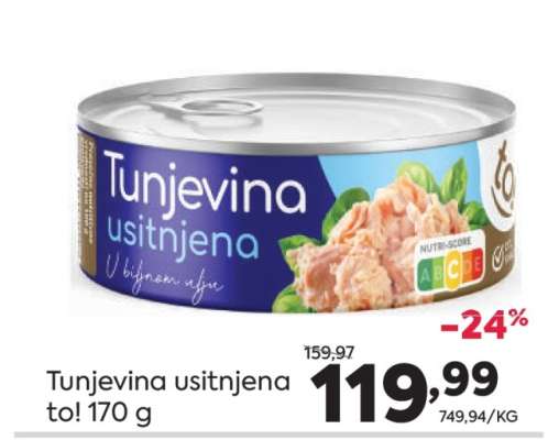 Tunjevina usitnjena to! 170 g