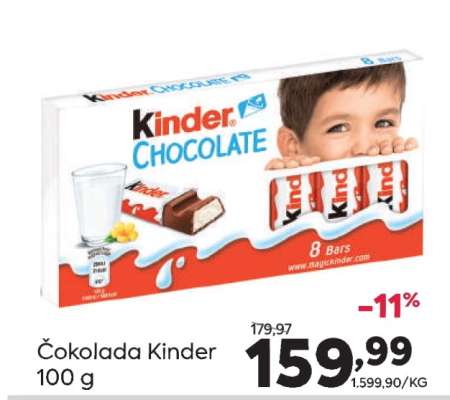 Čokolada Kinder