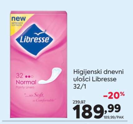 Higijenski dnevni ulošci Libresse 32/1