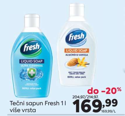 Tečni sapun Fresh 1l