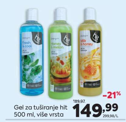 Gel za tuširanje hit