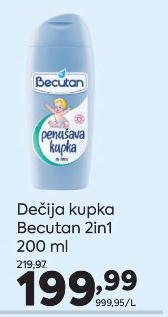Dečija kupka Becutan 2IN1 200 ml