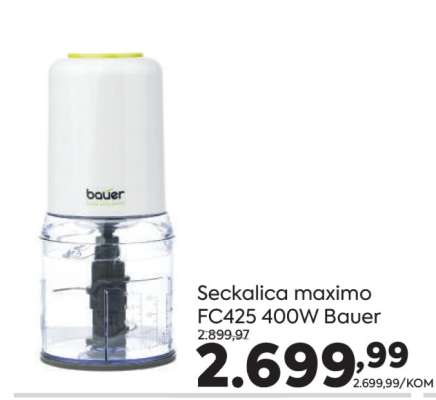 Seckalica maximo FC425 400W Bauer