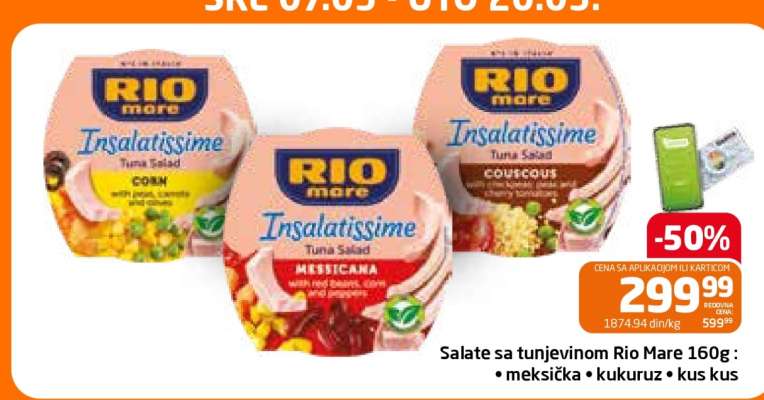 Rio Mare Insalatissime Tuna Salad 160g