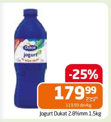 Jogurt Dukat 2.8%mm 1.5kg