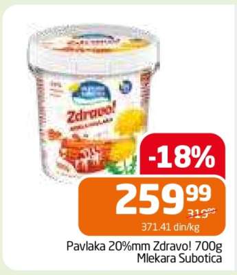 Pavlaka 20%mm Zdravo!