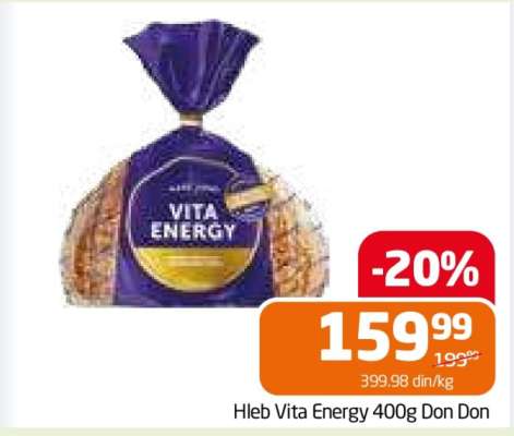 Hleb Vita Energy 400g Don Don