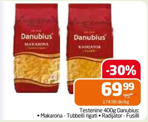 Testenine 400g Danubius
