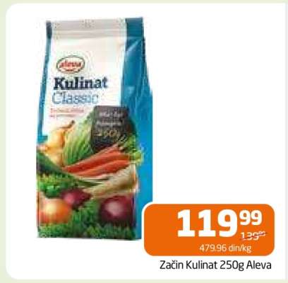 Začin Kulinat 250g Aleva
