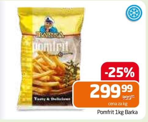 Pomfrit 1kg Barka