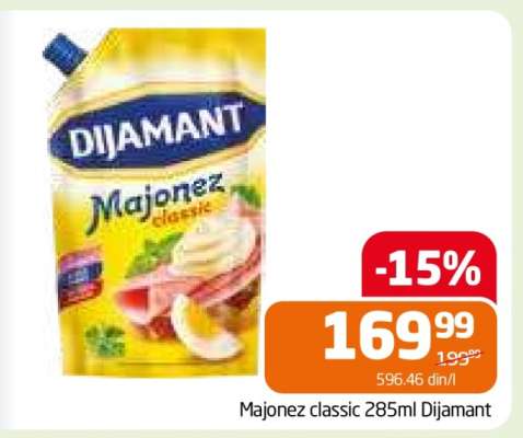 Majonez classic 285ml Dijamant