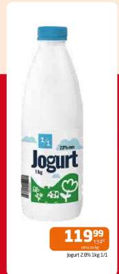 Jogurt 2.8% 1kg 1/1