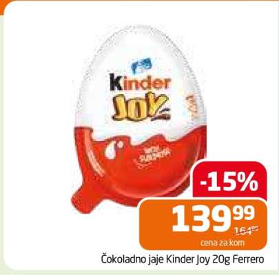 Čokoladno jaje Kinder Joy 20g Ferrero