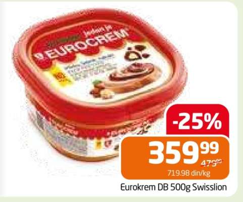 Eurokrem DB 500g Swisslion