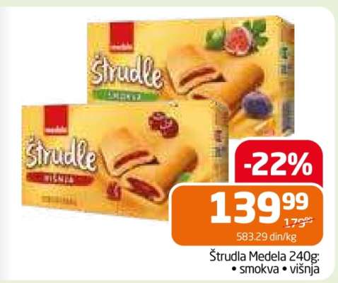 Štrudla Medela 240g
