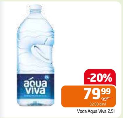 Voda Aqua Viva 2,5l