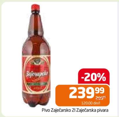 Pivo Zaječarsko 2l