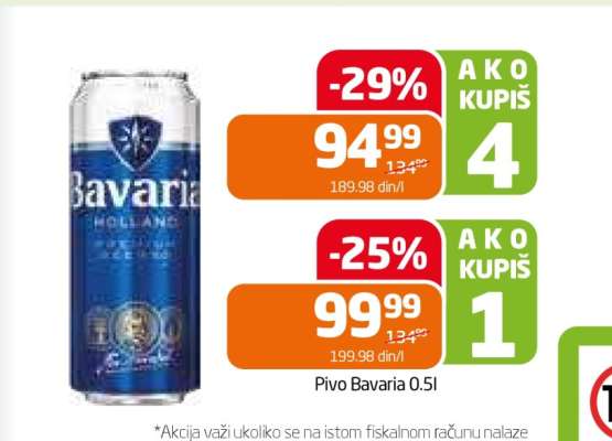 Pivo Bavaria 0.5l