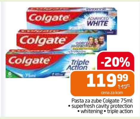 Pasta za zube colgate 75ml